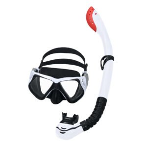 Trail Dominator Pro Adult 14+ Snorkel Mask White