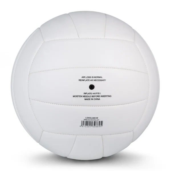 Works Size 5 Premium Soft Volleyball, White - Image 3