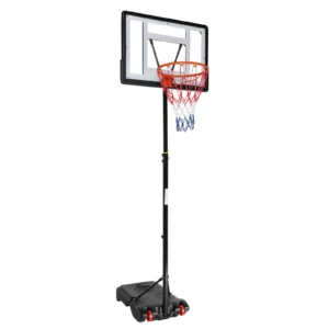 6.5ft-8ft Portable Basketball Hoop System Stand, Height Adjustable