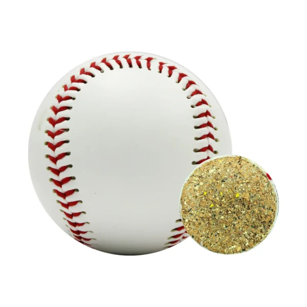 Works Set of 24 PVC Leather Practice Baseballs in Bucket - Image 4