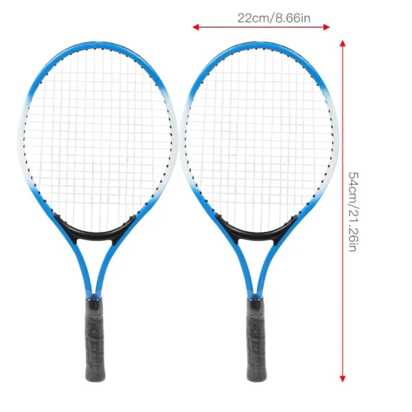 21 inch Tennis Rackets for Kids Junior Tennis Racquet, 2 Racquets - Image 2